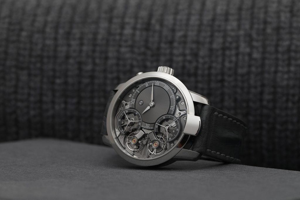 armin strom mirrored force resonance guilloche dial