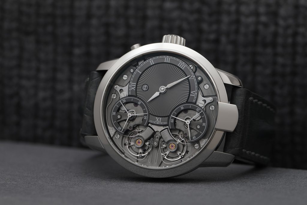armin strom mirrored force resonance guilloche dial