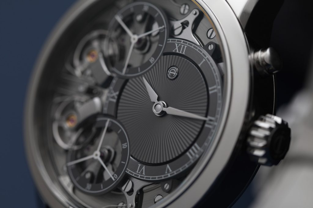 armin strom mirrored force resonance guilloche dial