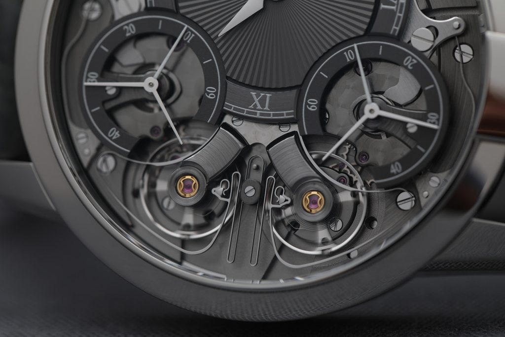 armin strom mirrored force resonance guilloche dial