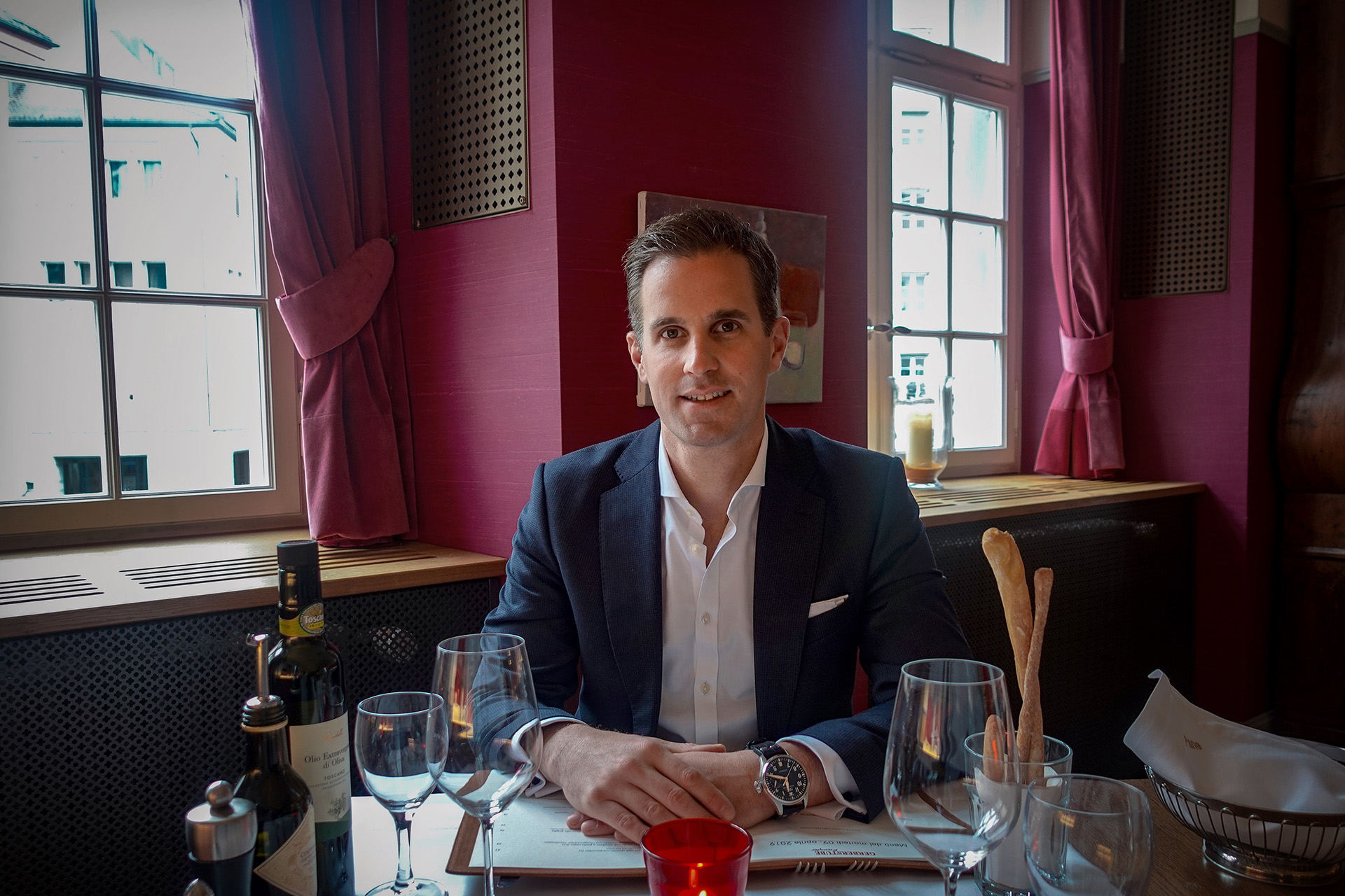 lunch with iwc ceo christoph grainger herr titel