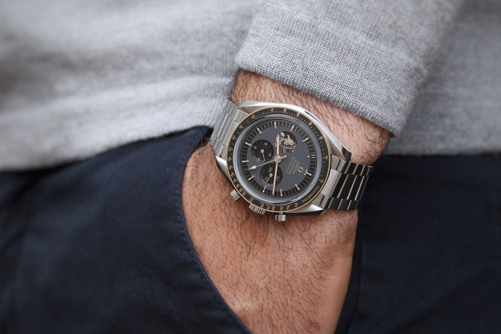 OMEGA Speedmaster Apollo 11 50th Anniversary on wrist