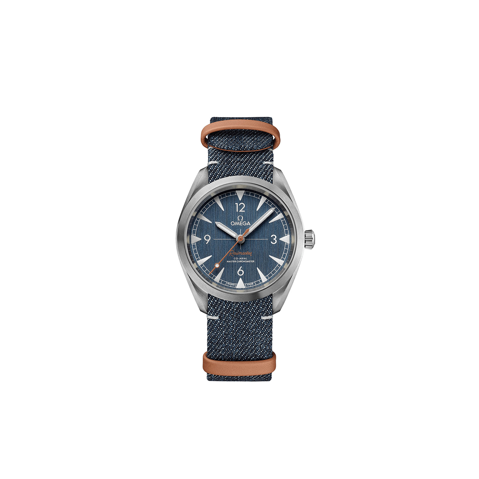 omega railmaster denim 220.12.40.20.03.001