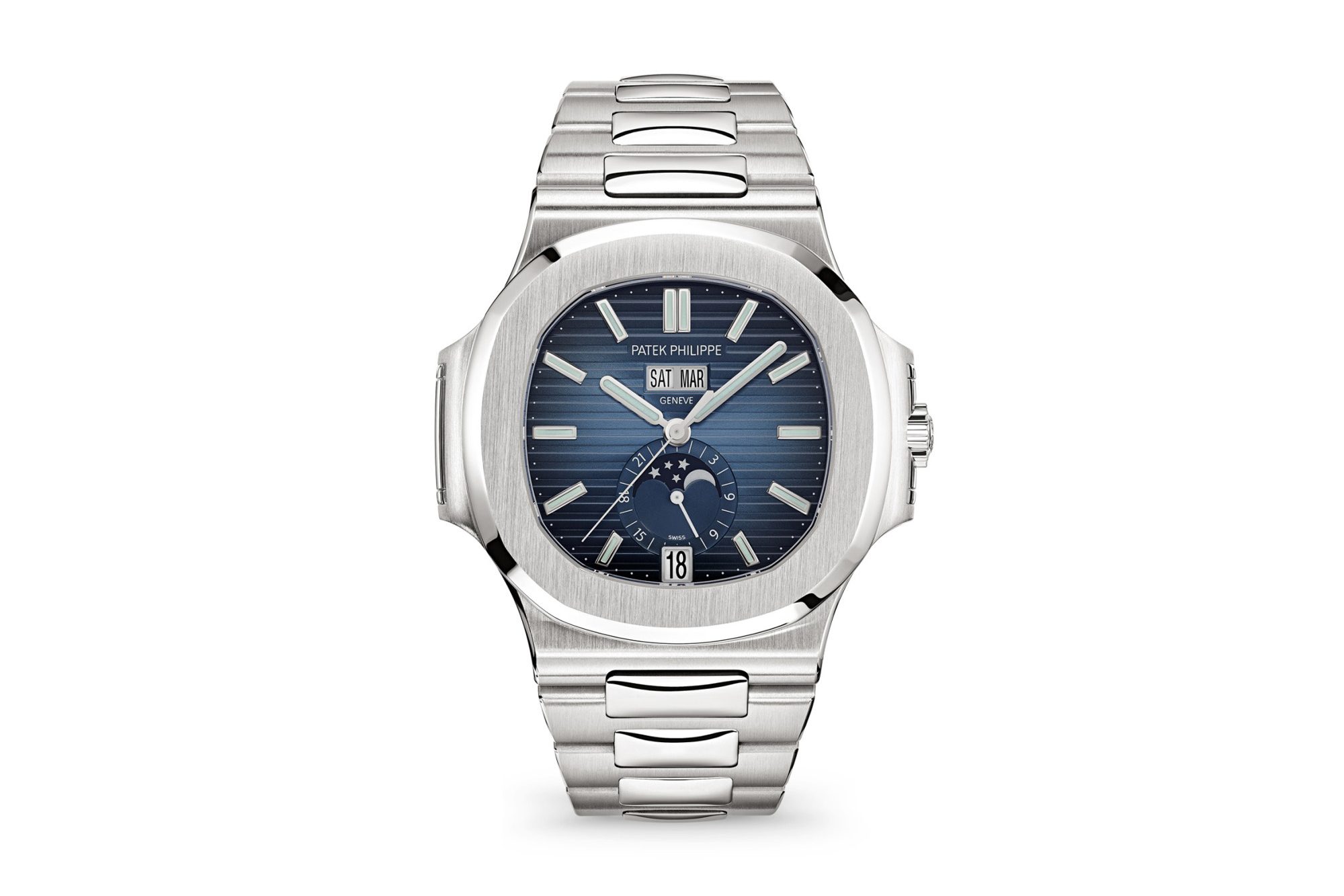 patek philippe nautilus annual calendar moon phase 5726P 1A 014