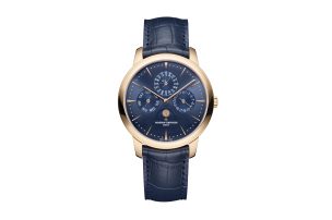 vacheron constantin patrimony perpetual calendar ultra thin blue dial