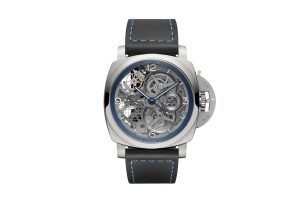 panerai pam767 lo scienziato luminor 1950 tourbillon gmt titanio 47mm