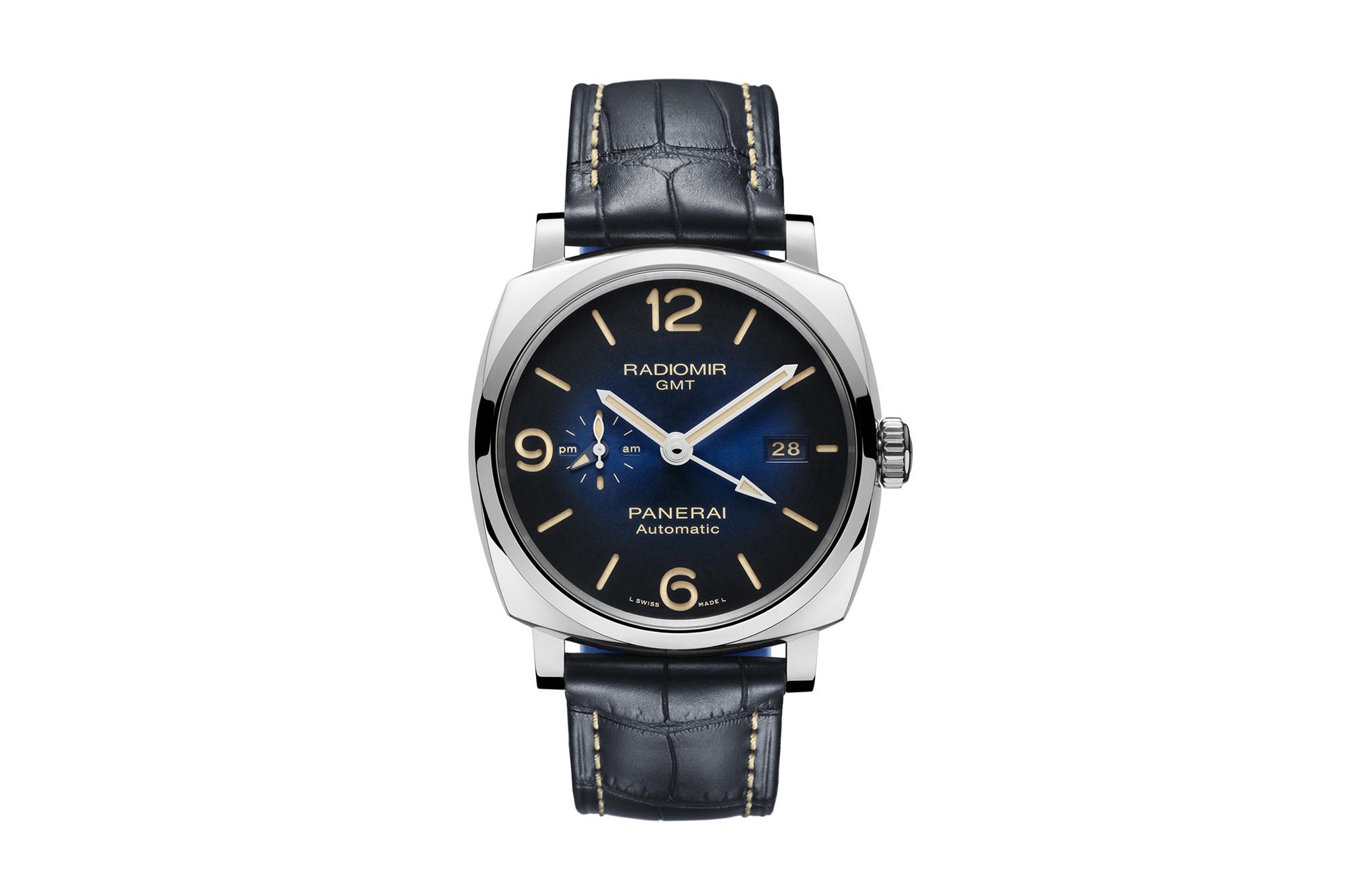 panerai pam945 radiomir 1940 3 days automatic gmt acciaio 45mm