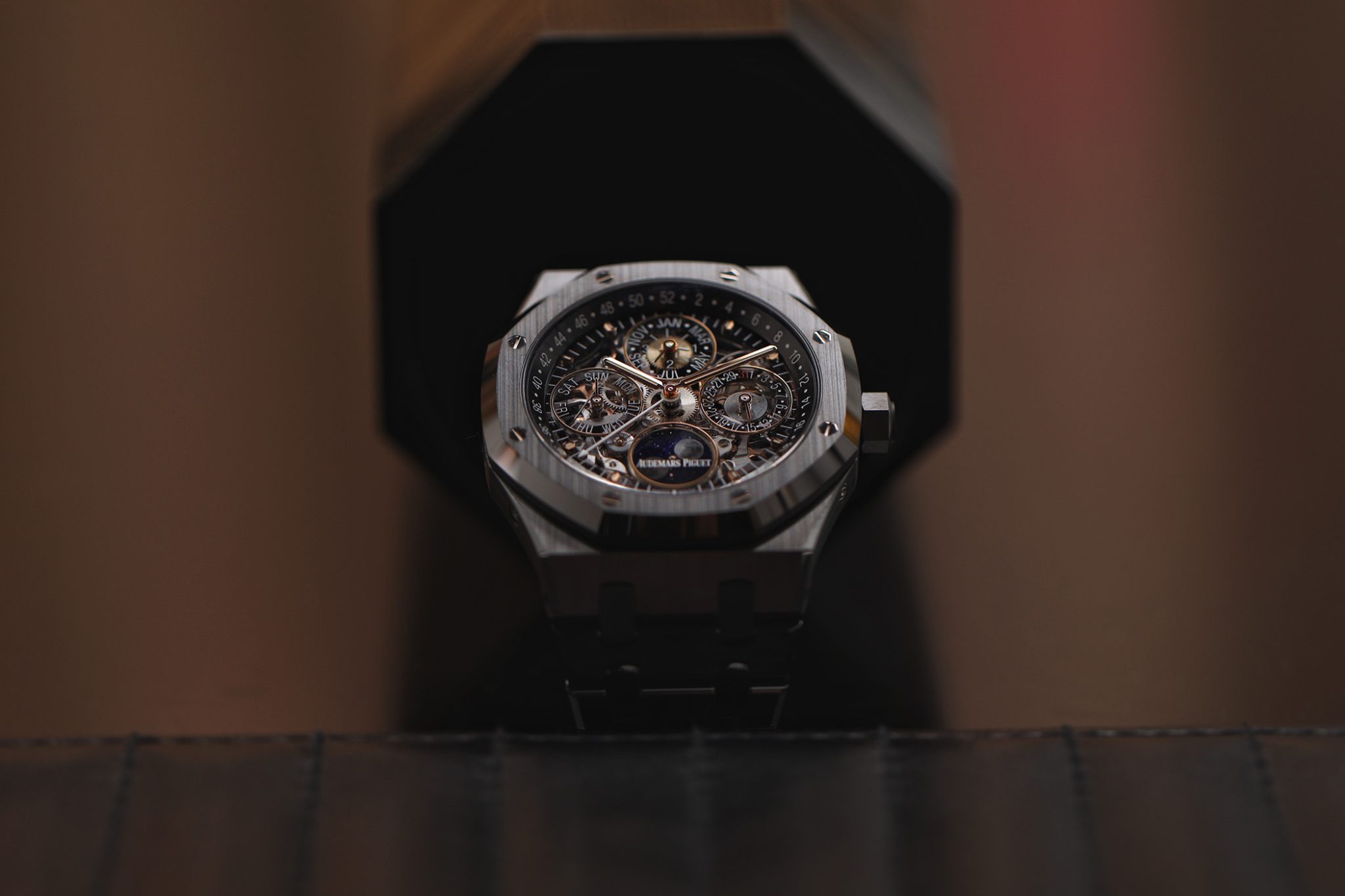 Audemars Piguet Royal Oak Perpetual Calendar Openworked in Black Ceramic Ref.: 26585CE