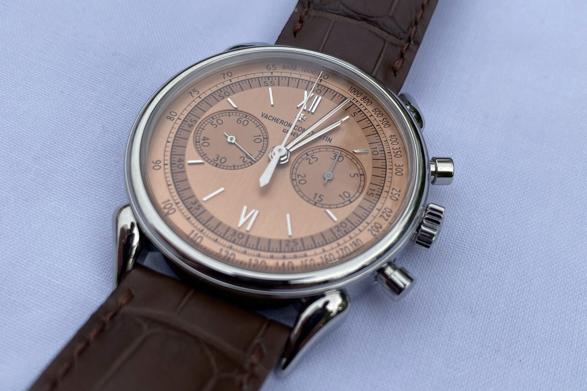 Vacheron Constantin Historiques Cornes de Vache 1955 Salmon Dial Unique Piece