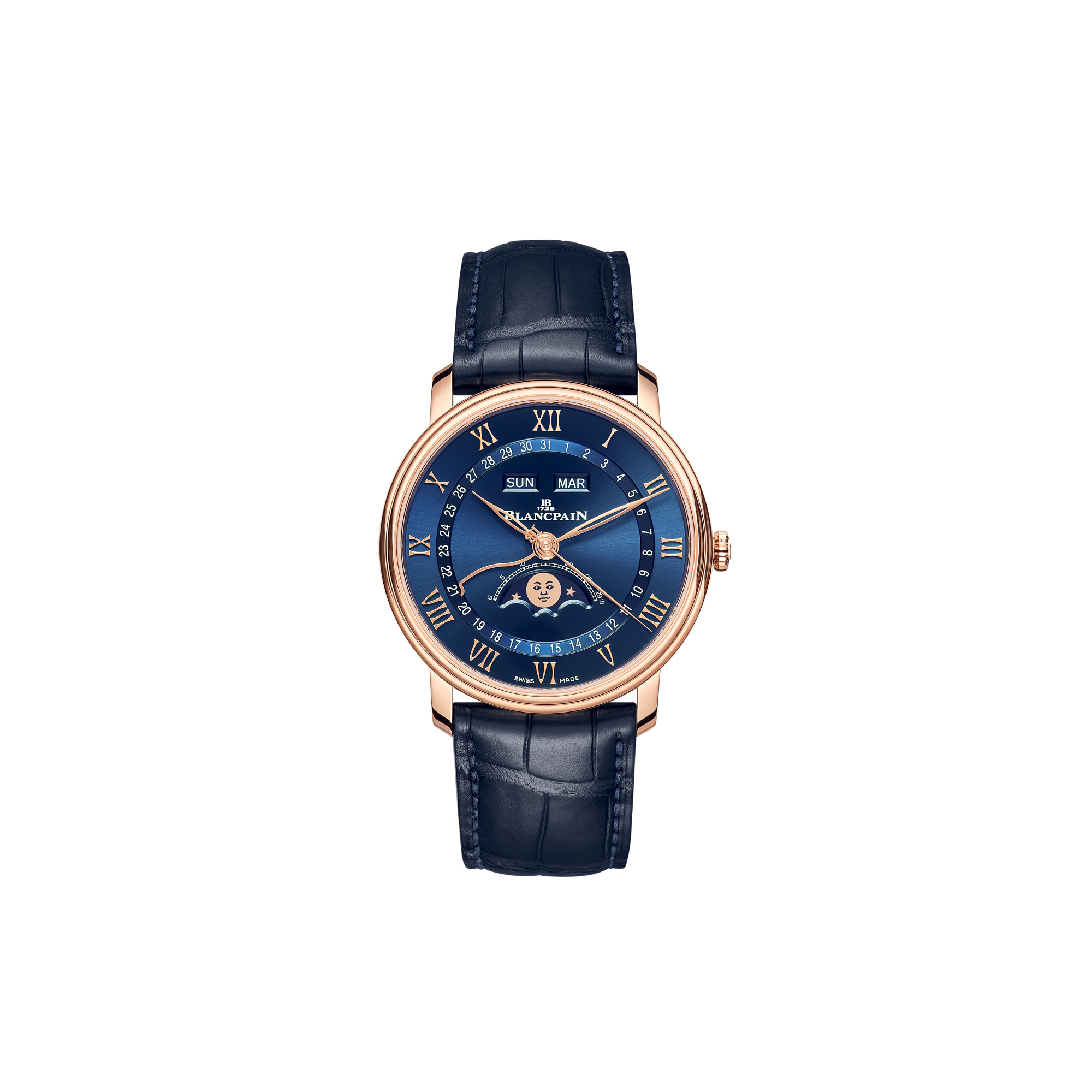 Blancpain Villeret Quantieme Complet 6654 3640 55