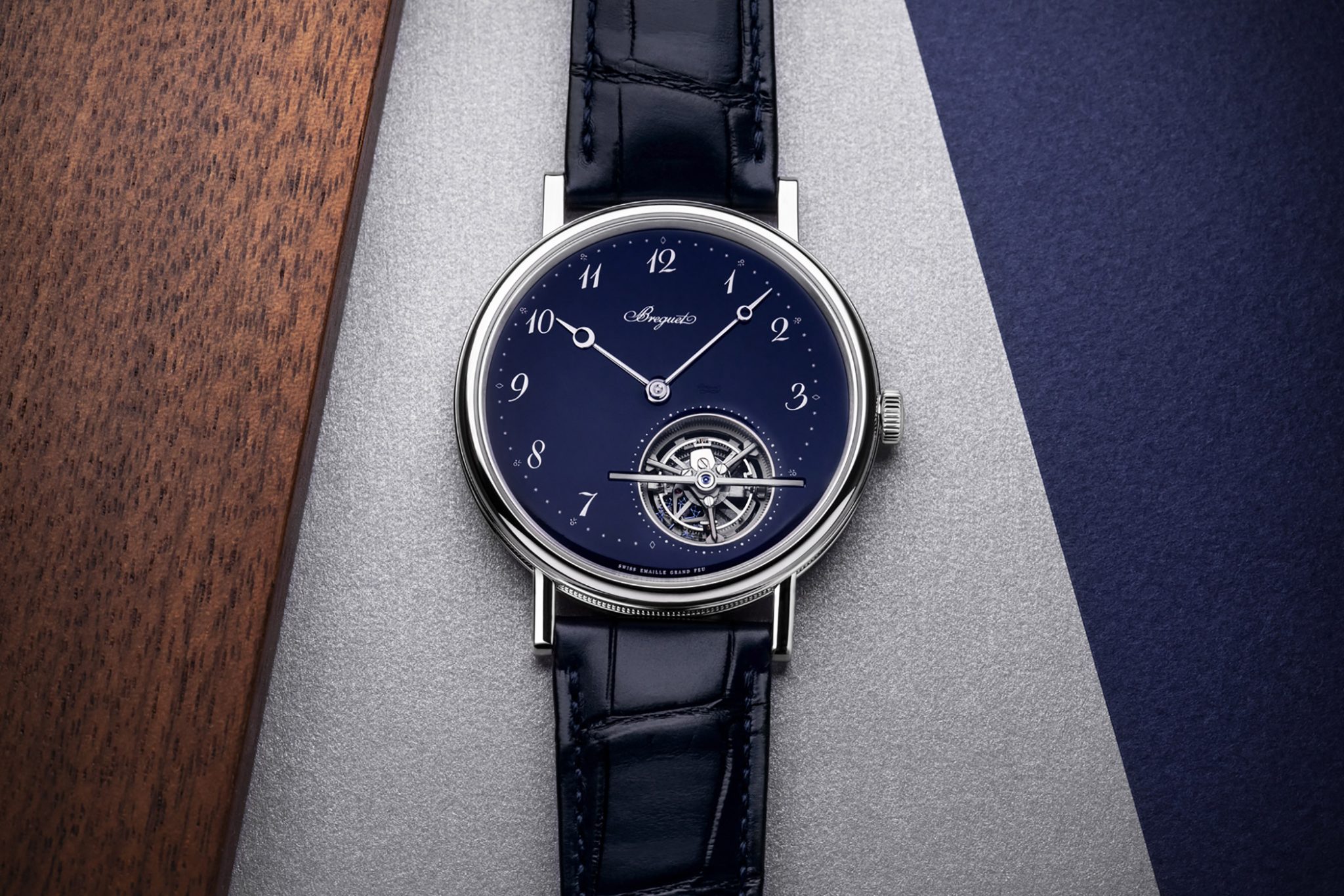Breguet Classique Tourbillon Extra Plat Blue 5367PT2Y9WU