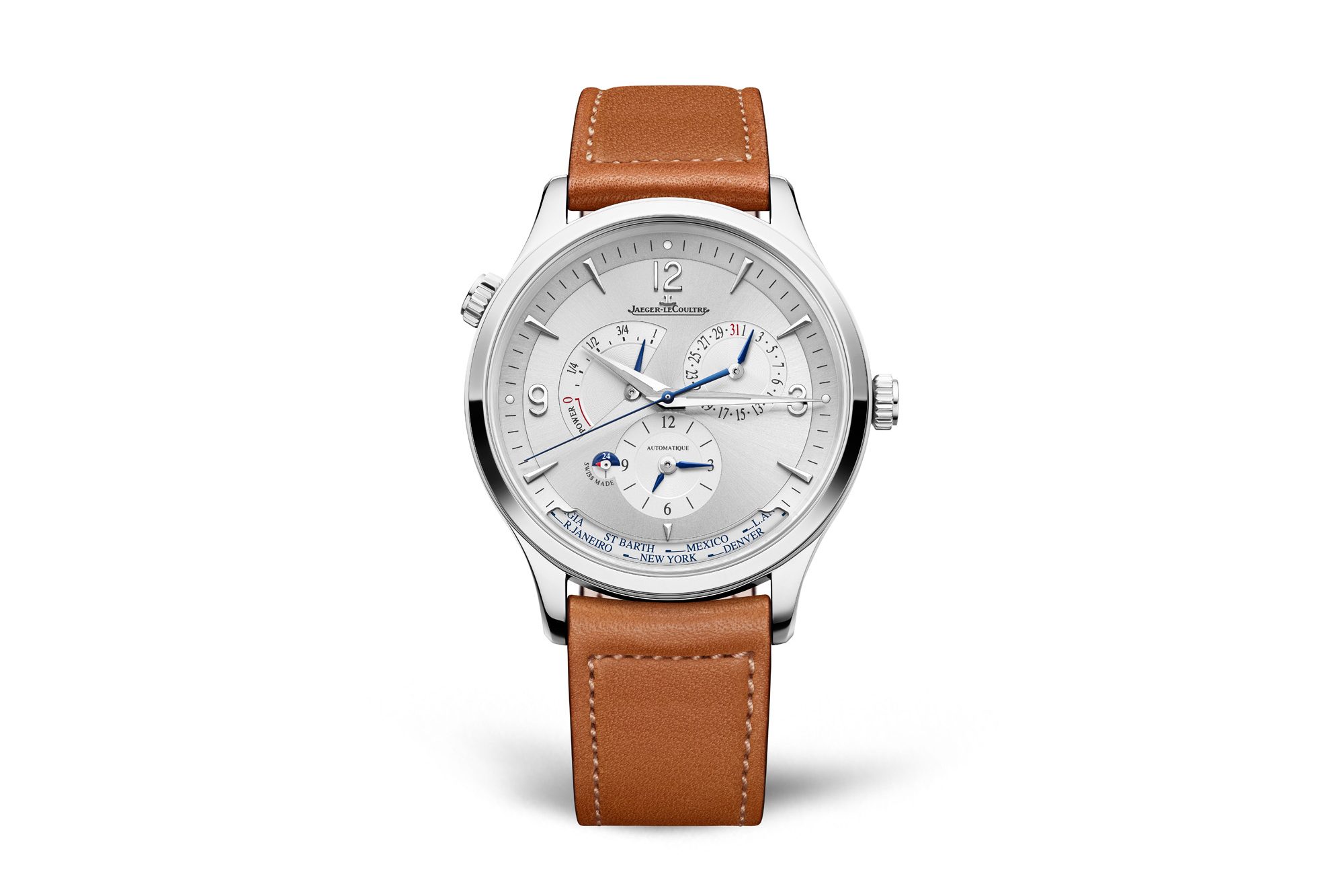 Jaeger LeCoultre Master Control Geographic rosegold Q4122520 steel Q4128420
