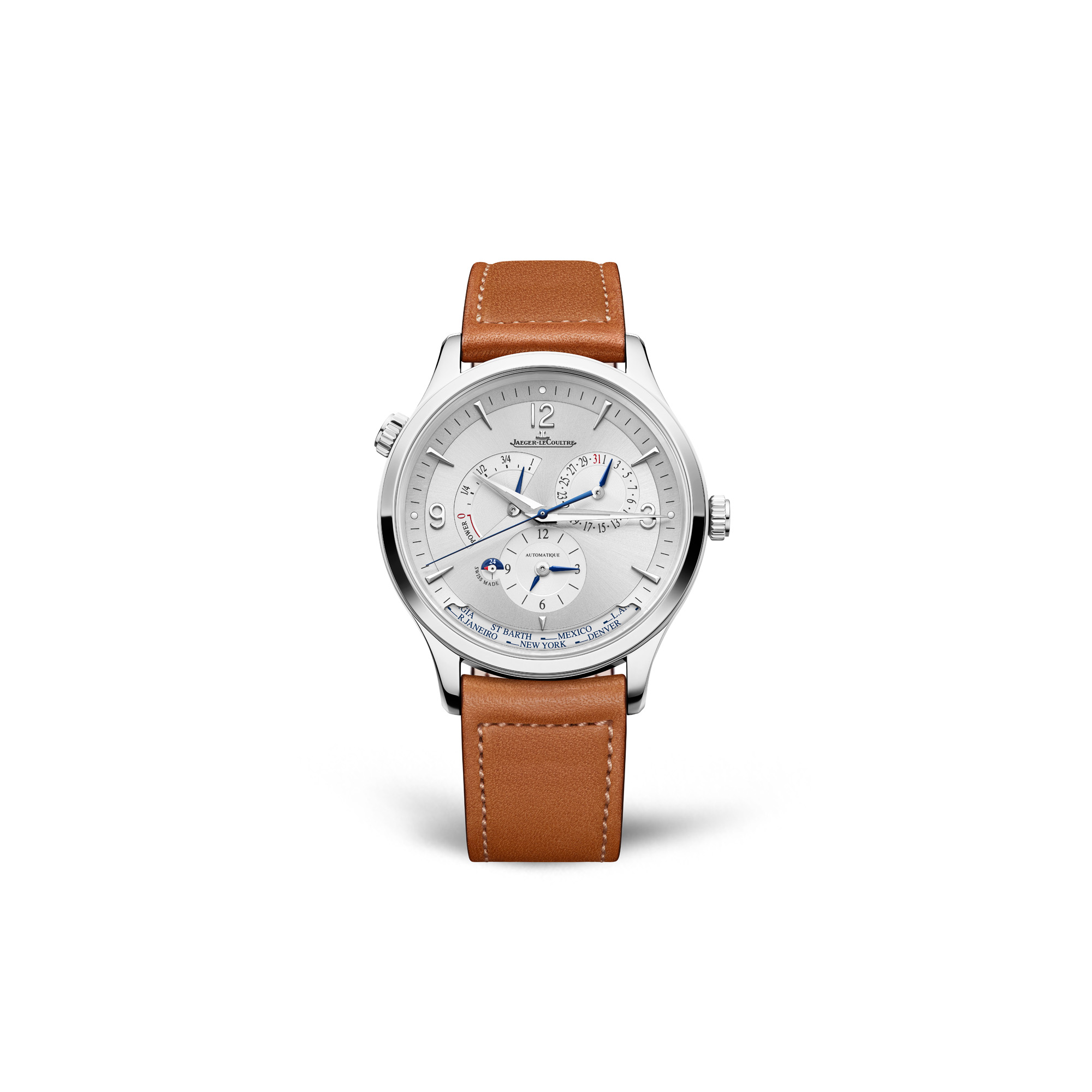 Jaeger LeCoultre Master Control Geographic rosegold Q4122520 steel Q4128420