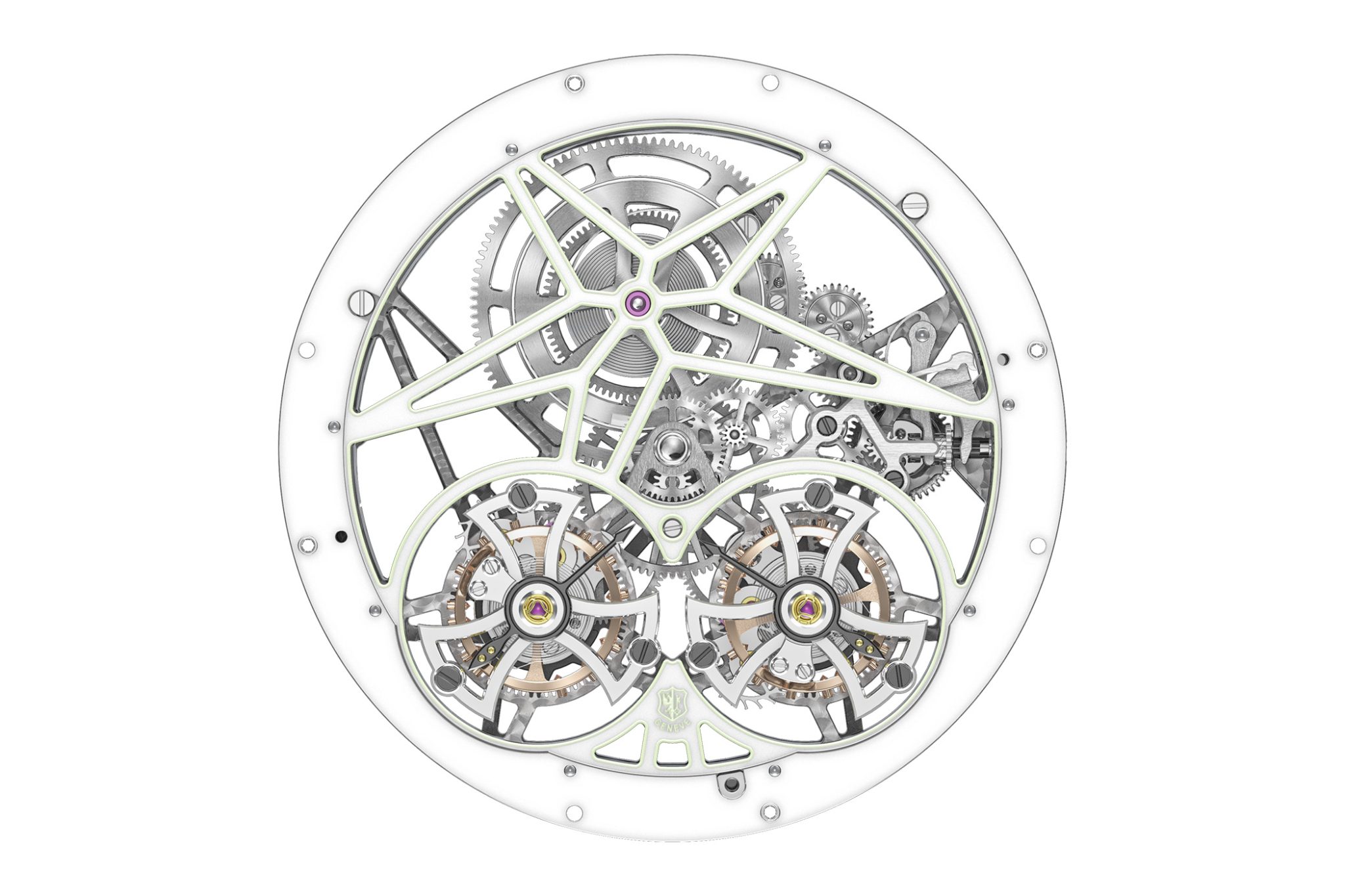 Roger Dubuis Exalibur Twofold RD01SQ Movement Tourbillon