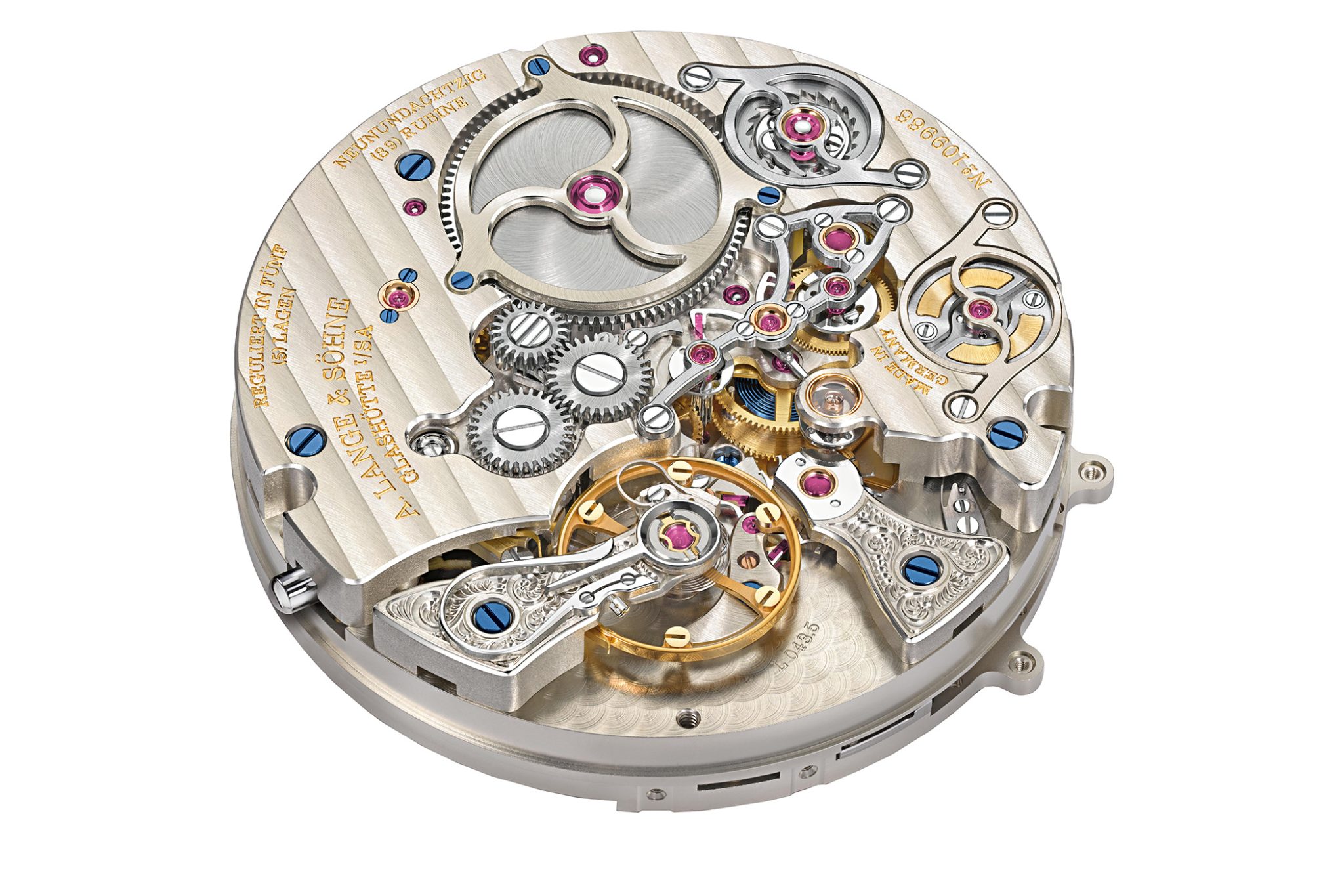 A. Lange manufacture calibre L043.5 of the ZEITWERK MINUTE REPEATER