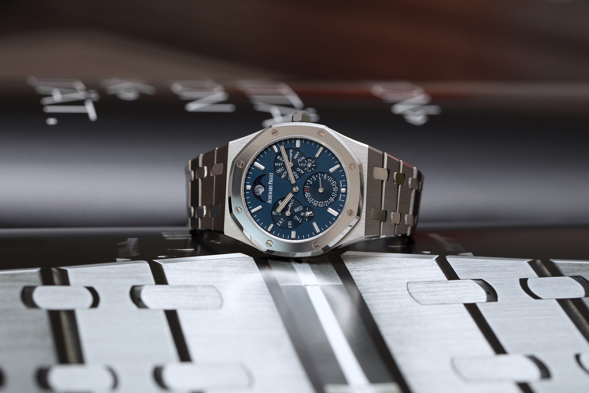 The Audemars Piguet Royal Oak Selfwinding Perpetual Calendar Ultra-Thin 26586IP.OO.1240IP.01
