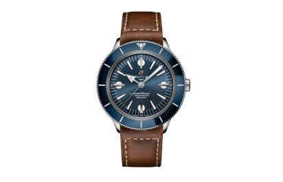 Breitling Superocean Heritage 57 with Blue Dial Brown Leather Strap A10370161C1X1