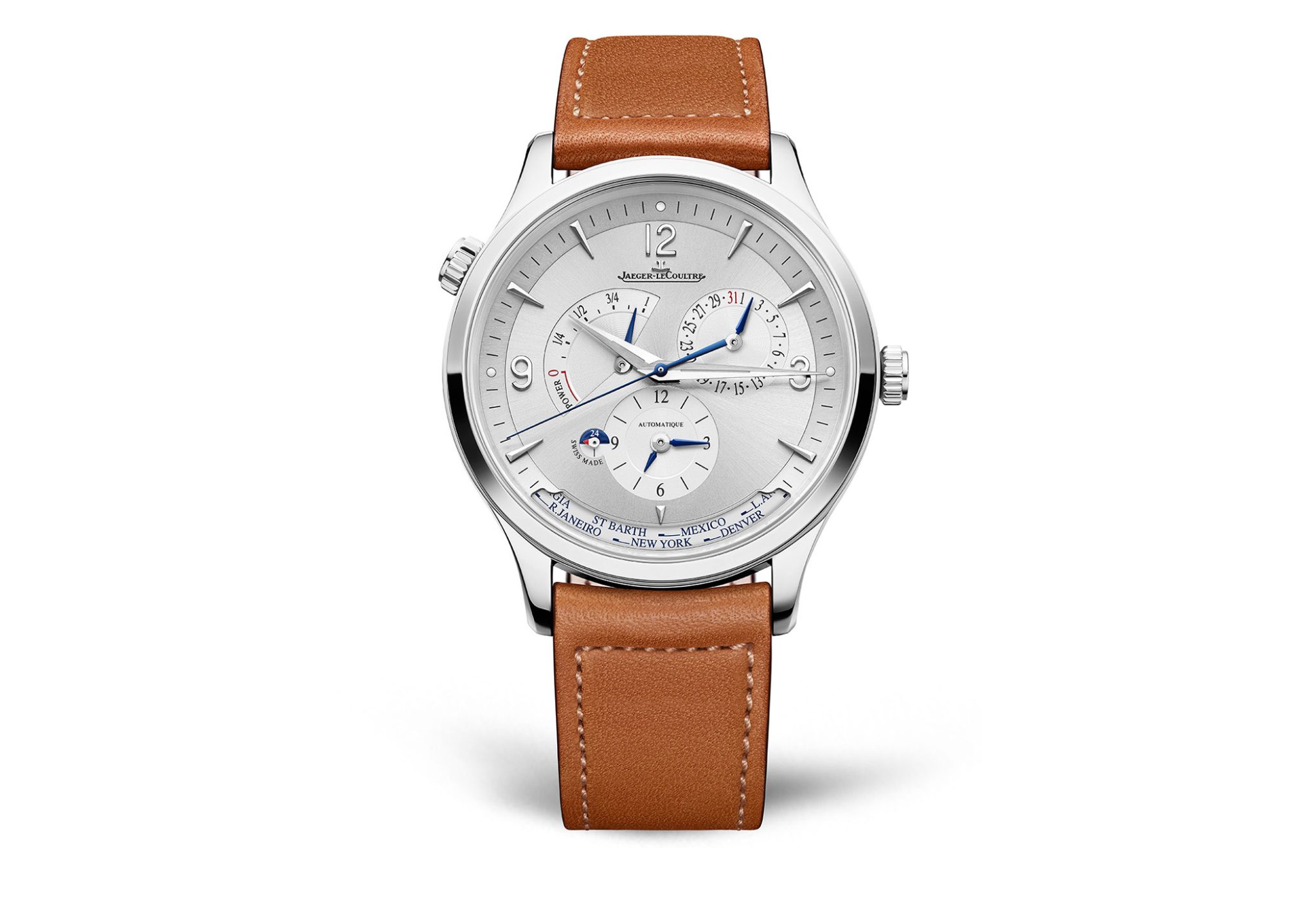 Jaeger LeCoultre Master Control Geographic rosegold Q4122520 steel Q4128420