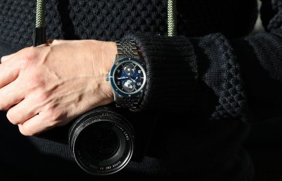 Montblanc 1858 Geosphere Worldtime Blue Dial in Titanium Ref. 125565. Watches & Wonders 2020 Novelty