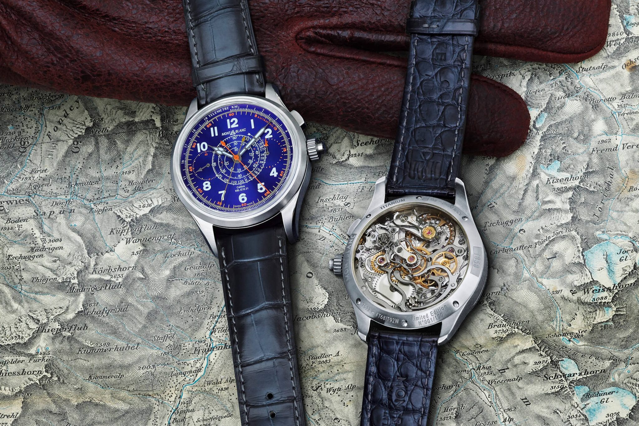 Montblanc 1858 Split Second Chronograph Limited Edition of 100 Pieces. Reference: 126006