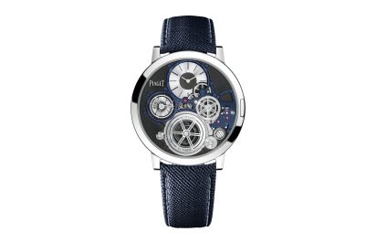Piaget Altilpano Ultimate Concept - The Thinnest Mechanical Handwound Watch. Ref. G0A45502 in Blue. Watches & Wonders 2020 Novelty
