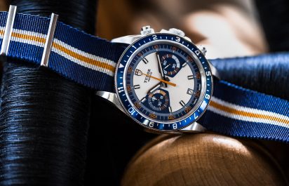Tudor Heritage Chrono 70330B 0003 Blue Fabric