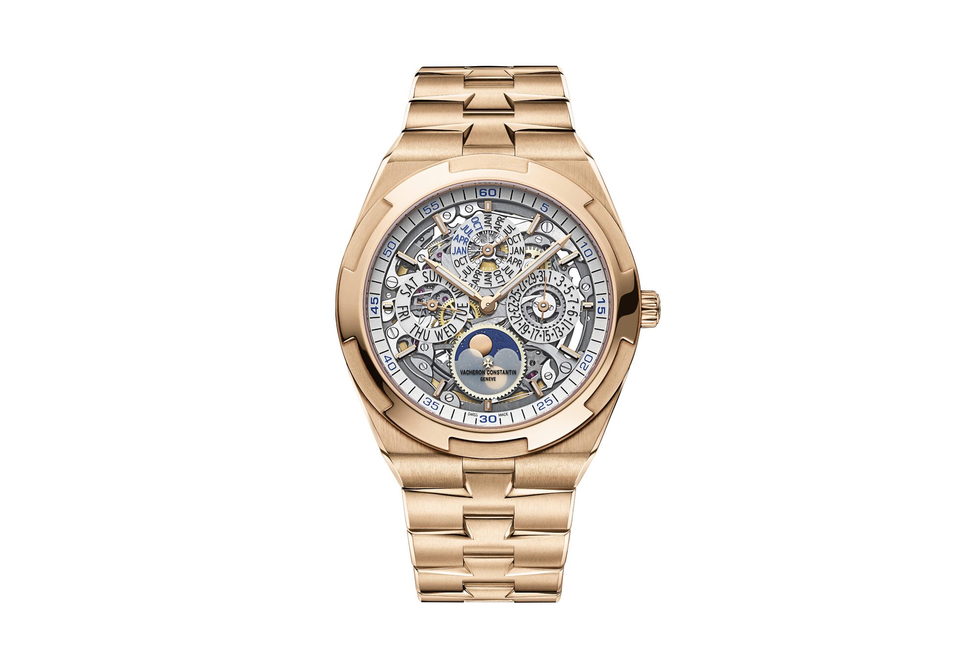 Vacheron Constantin Overseas Ewiger Kalender extra-flach Skelett 4300V/120R-B547 Watches & Wonders soldier front