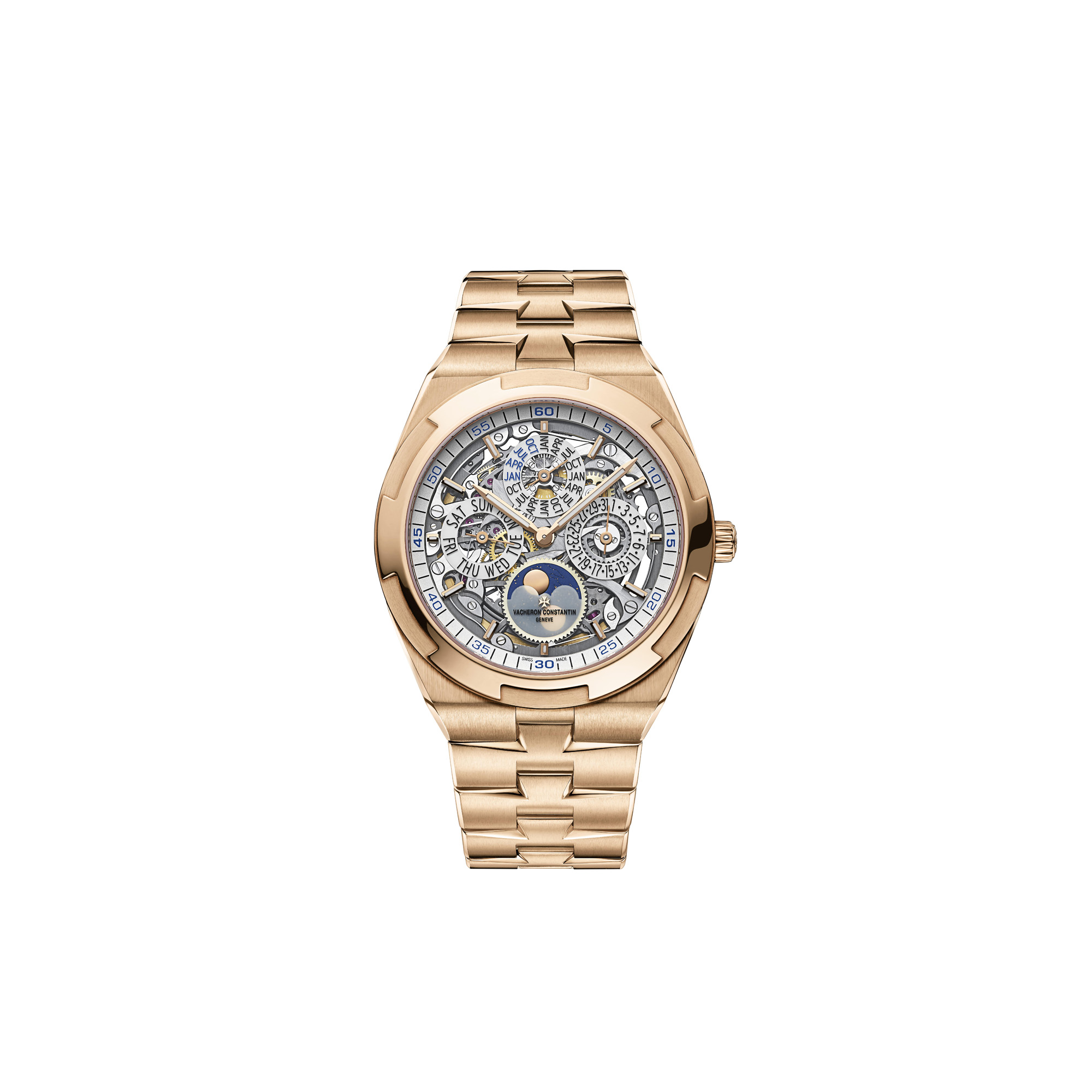 Vacheron Constantin Overseas Ewiger Kalender extra-flach Skelett 4300V/120R-B547 Watches & Wonders soldier front