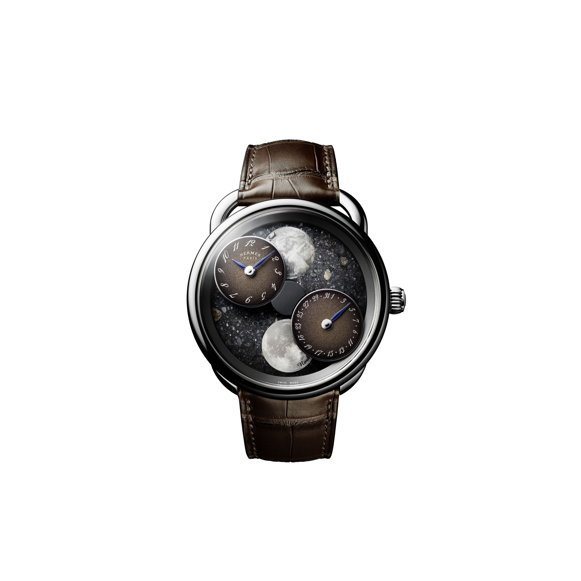 Hermes Arceau Heure De La Lune. Watches and Wonders 2020. Novelty, News