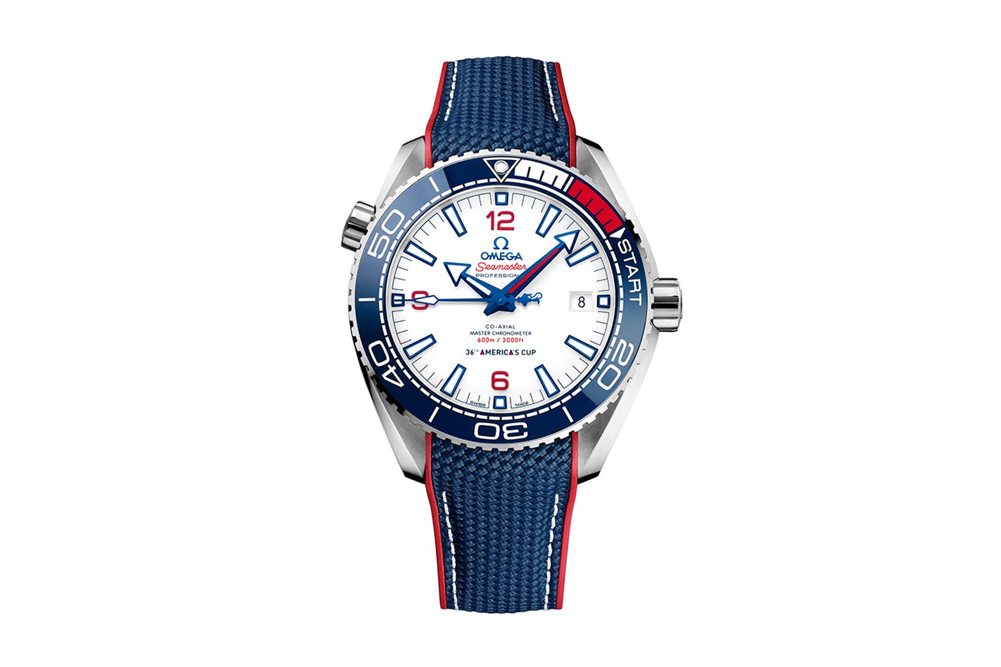 OMEGA Seamaster Planet-Ocean 36th America’s Cup Limited-Edition. OMEGA returns as America's Cup timekeeper in 2021