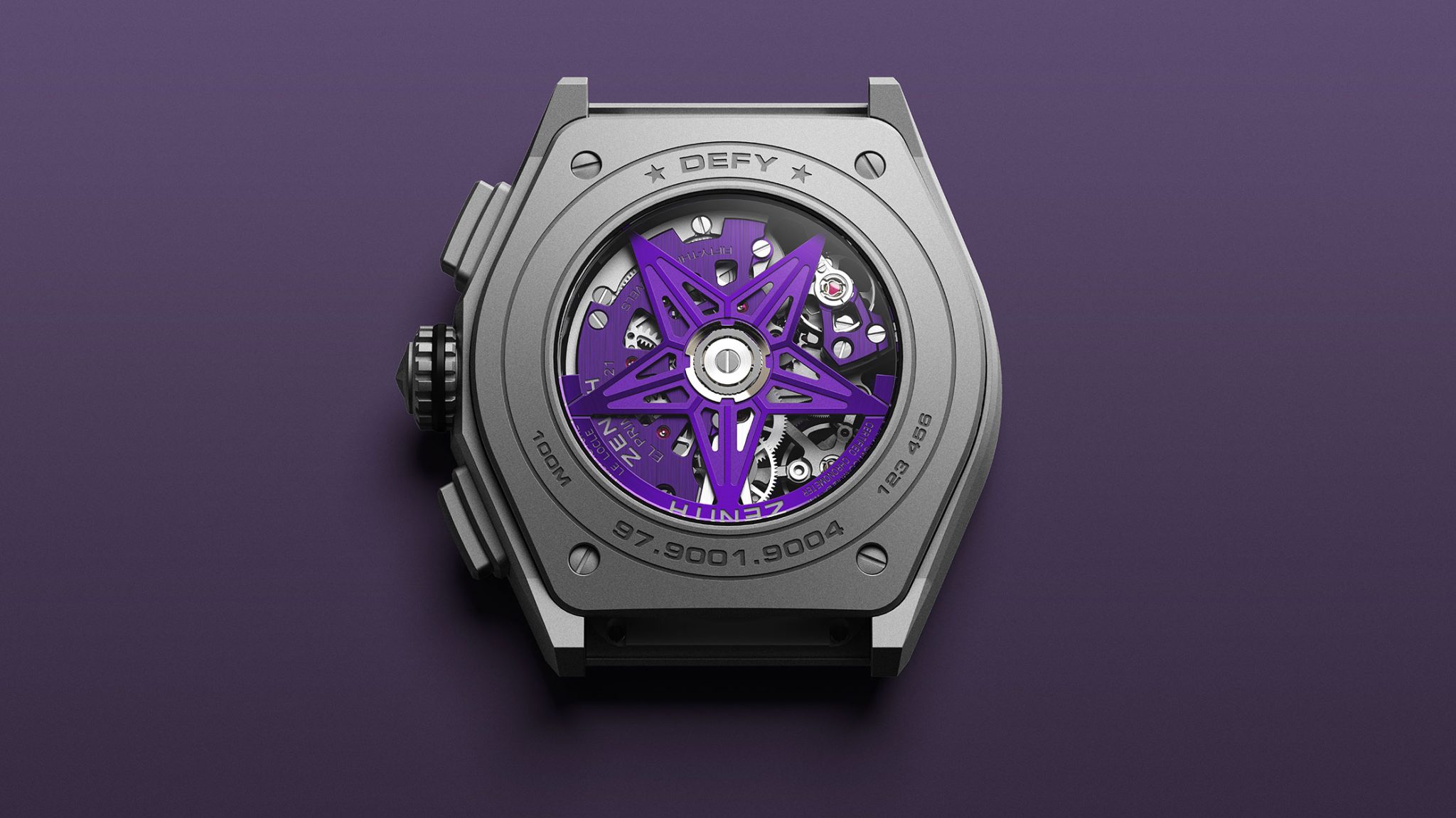 Zenith-Defy21-Ultraviolet-Caseback-Only-Case-2020-Novelty
