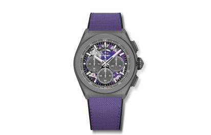 Zenith Defy21 Ultraviolet. Dial side. Novelty 2020, News
