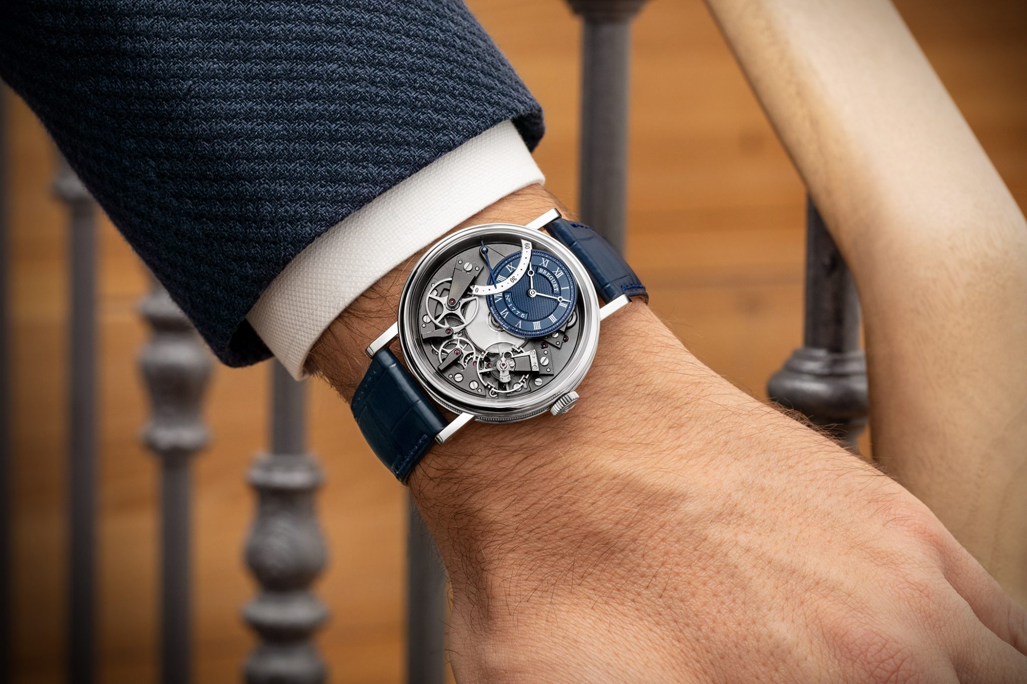 Breguet-Tradition-7097BB-GY-9WU-Wristshot-Lifestyle