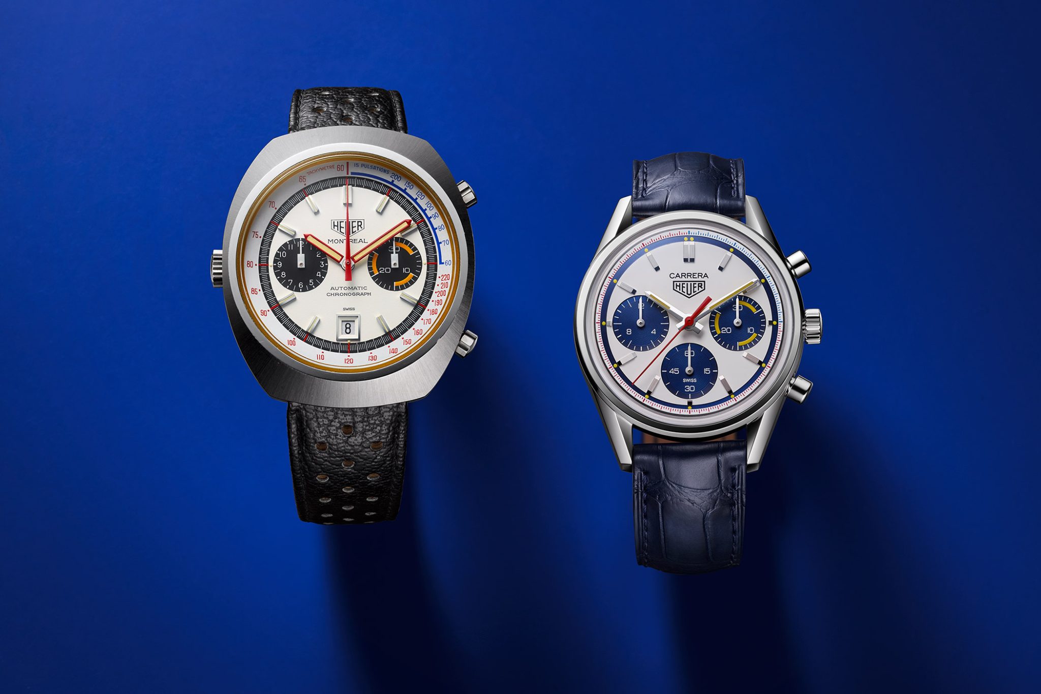 Vintage-Heuer-Montereal-from-1972-and-the-new-TAG-Heuer-Carrera-160-Years-Montreal-Limited-Edition