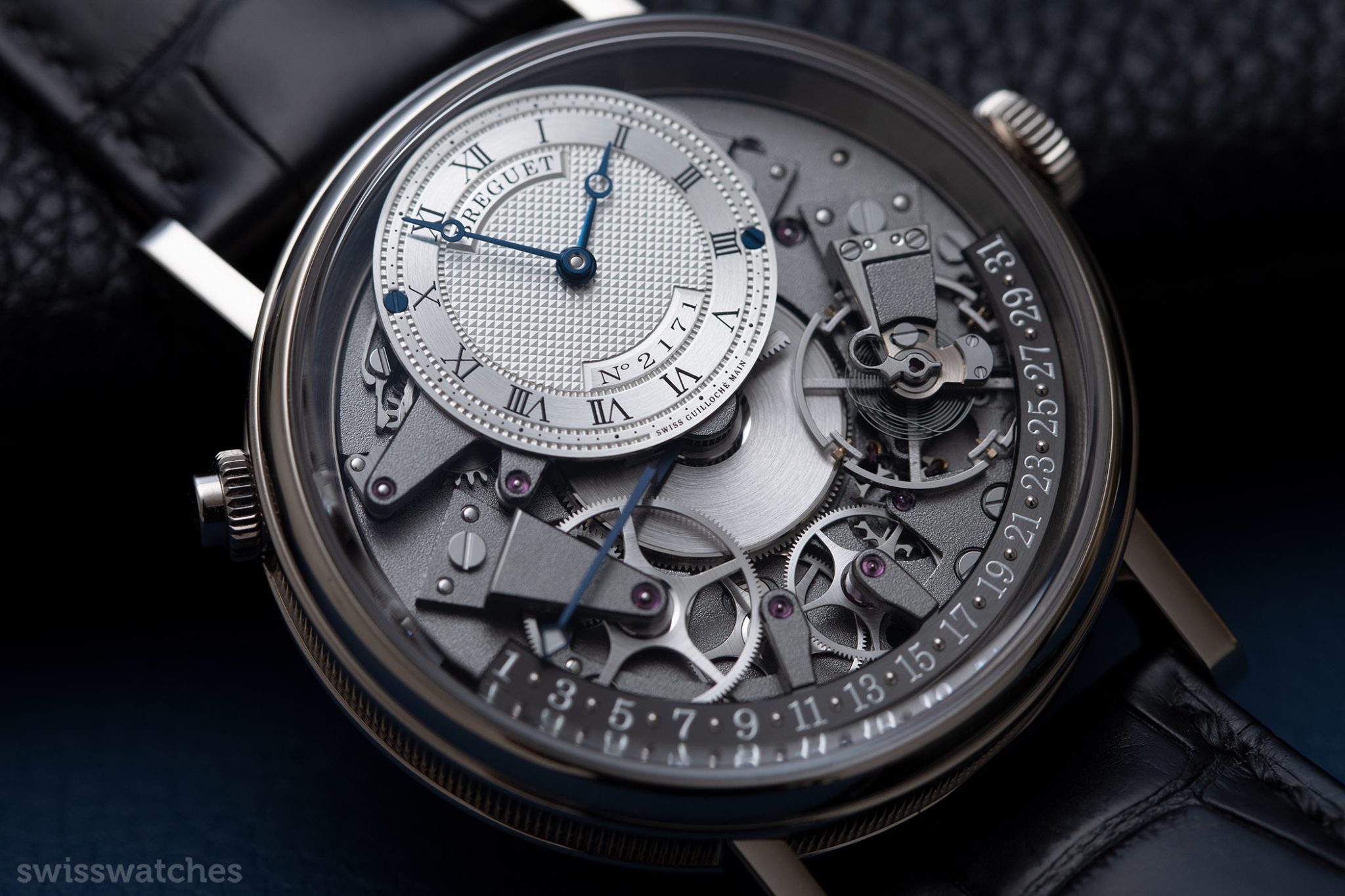 Breguet Tradition Quantième Rétrograde 7597 Dial Kaliber 505Q