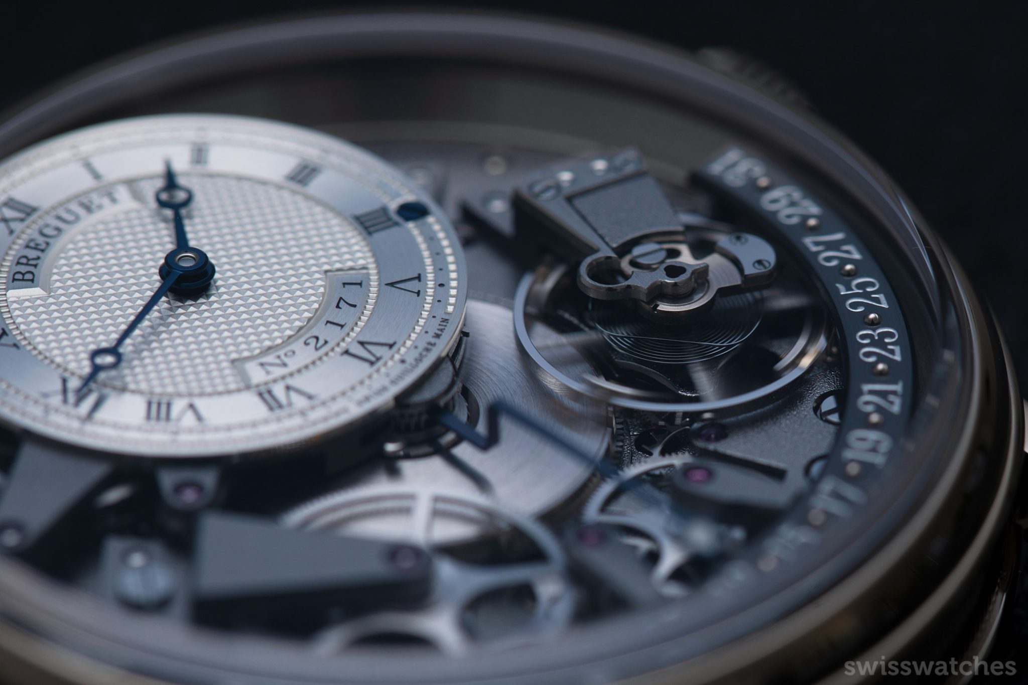 Breguet Tradition Quantième Rétrograde 7597 Dial Kaliber 505Q