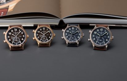 Patek-Philippe-Calatrava-Pilot-Travel-Time-Ref-5524-und-7234-Rosegold-Weissgold