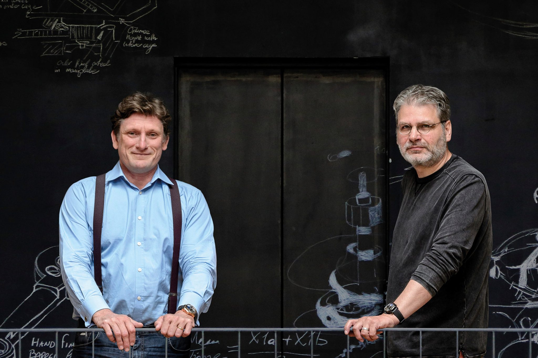 Stephen-Forsey-and-Robert-Greubel-in-the-Atelier