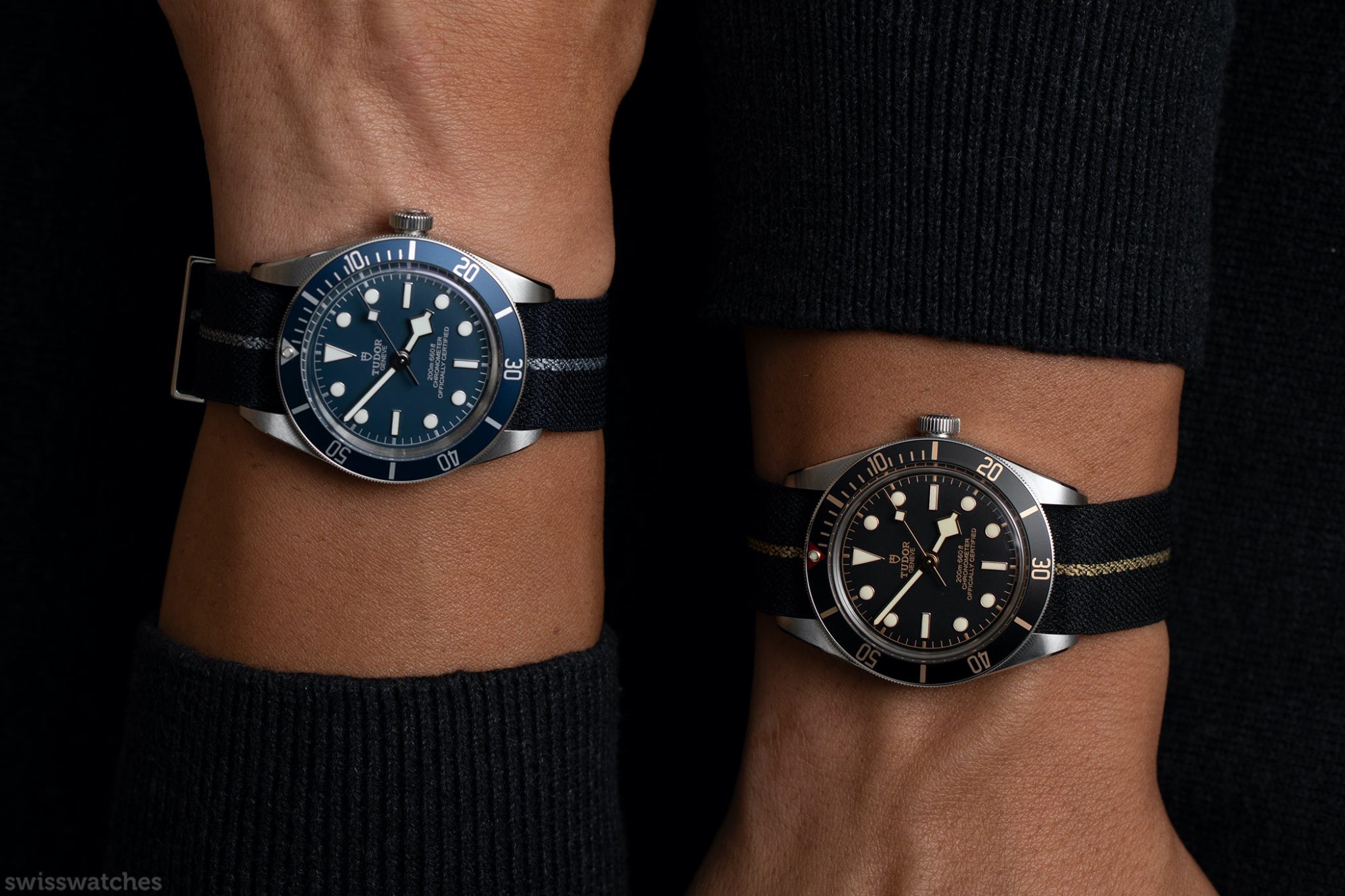 Comparing Tudor Black Bay Fifty-Eight Black vs Blue