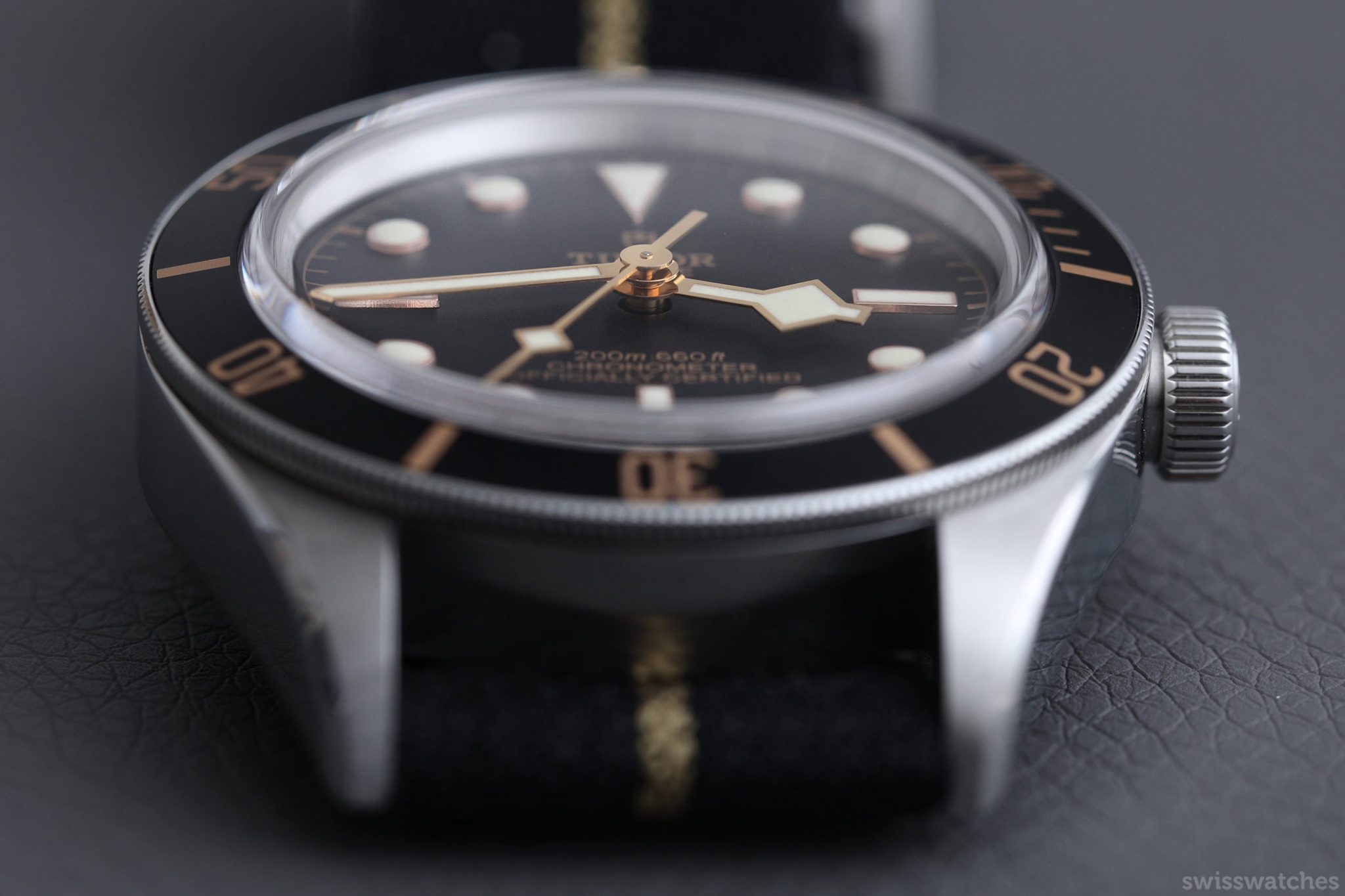 Tudor Black Bay 58 in Black: Aluminum Bezel and Sapphire Crystal