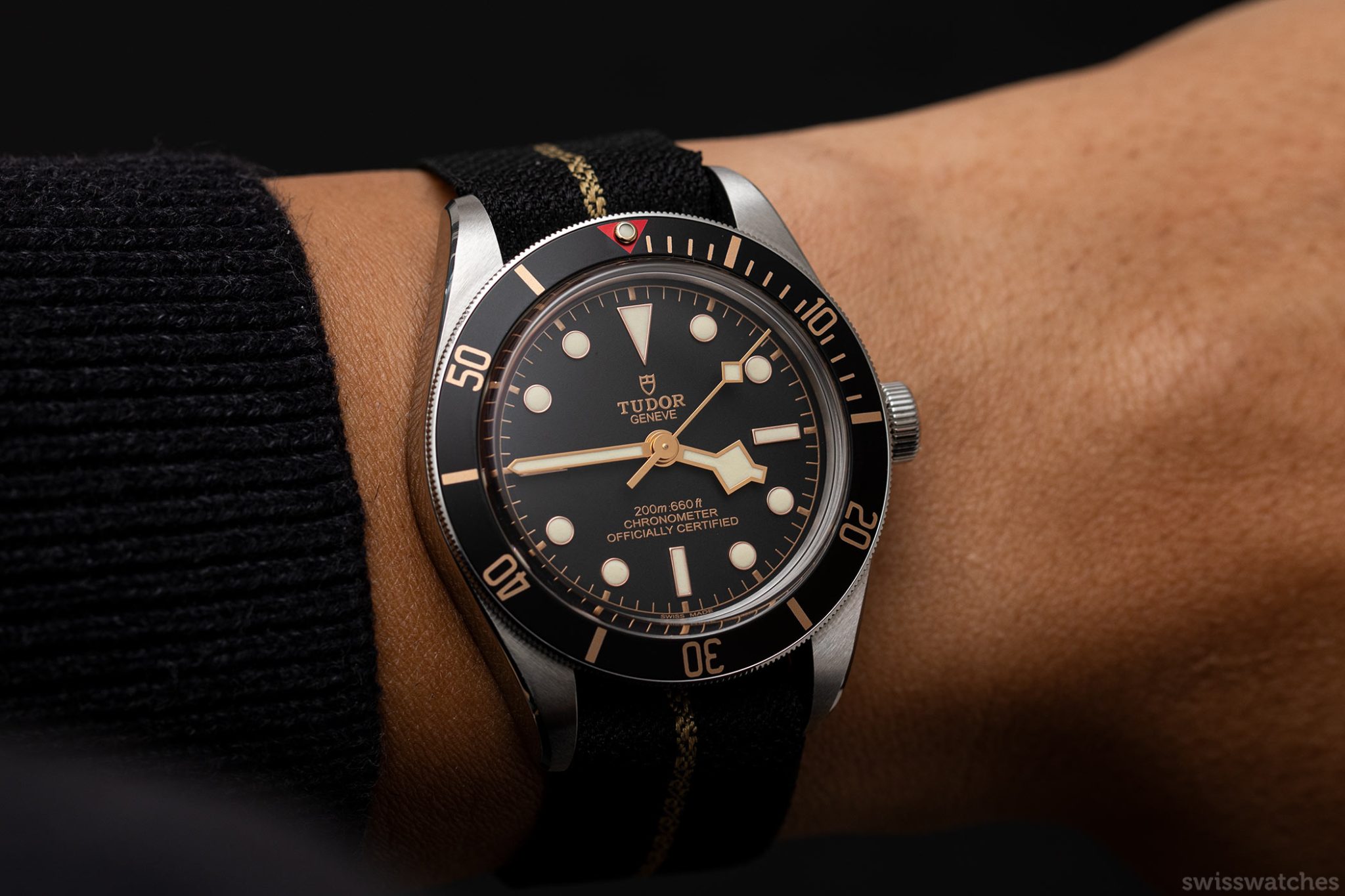Tudor Black Bay Fifty-Eight Black on the wrist