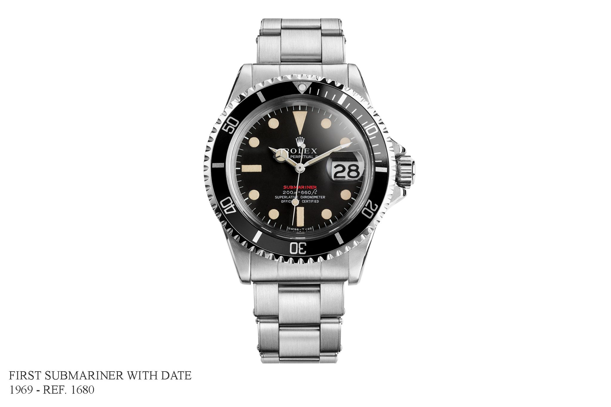 First Rolex Submariner with Date Ref. 1680 from 1969