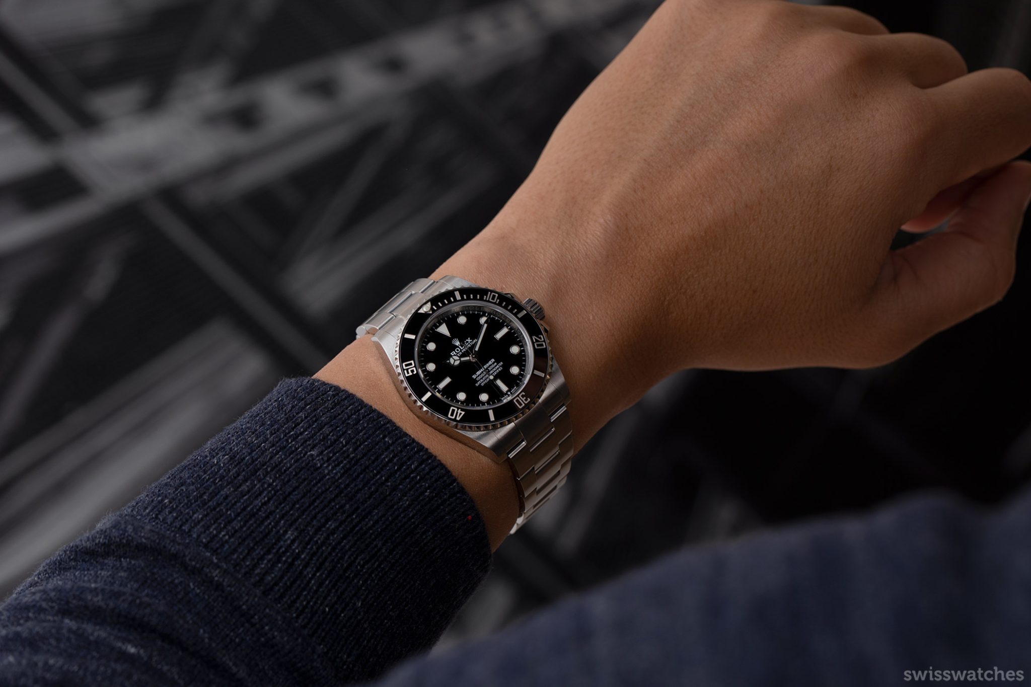 Rolex Sub 124060 No Date - Wristshot