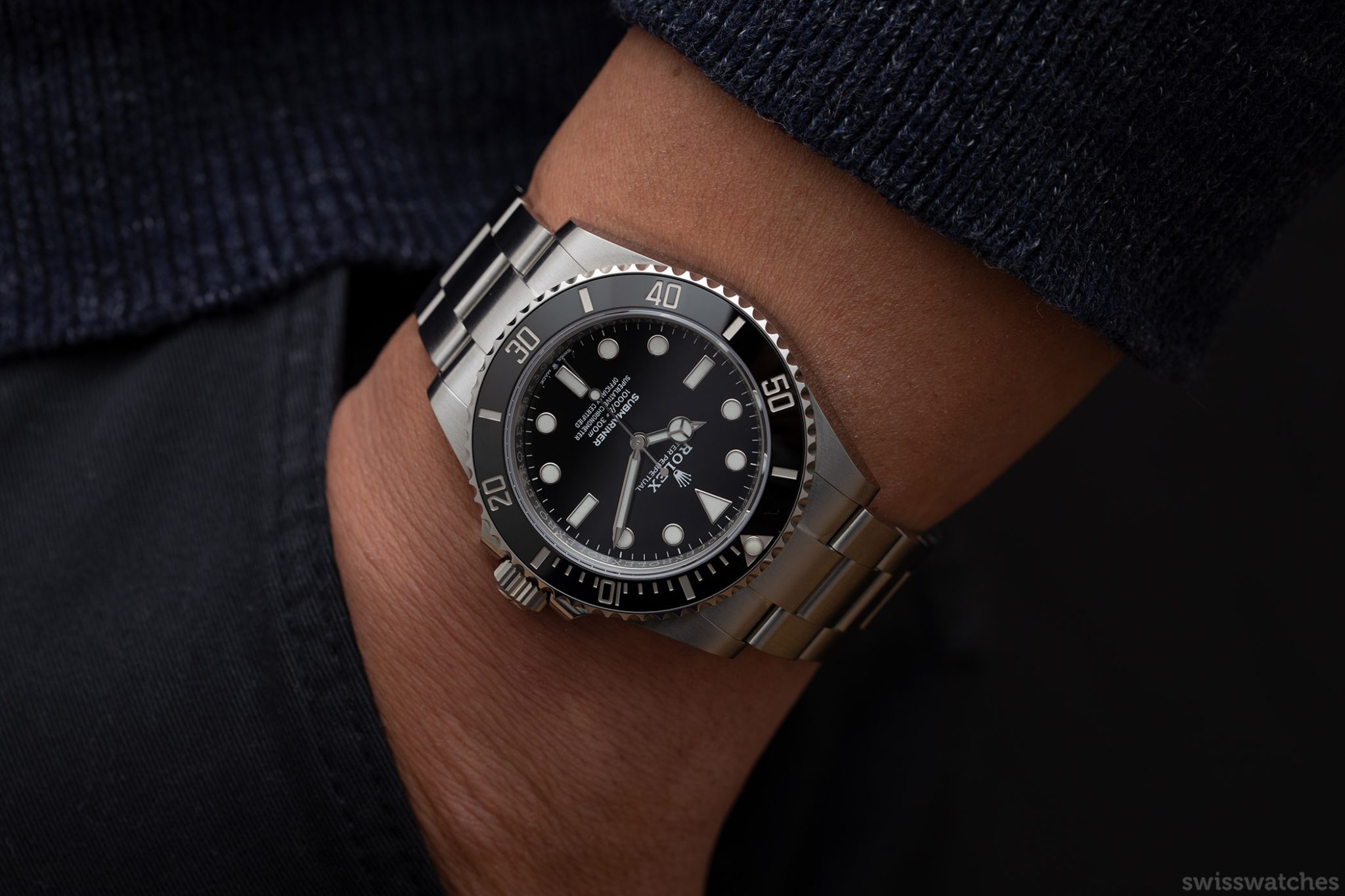 Rolex Submariner 124060 on the wrist