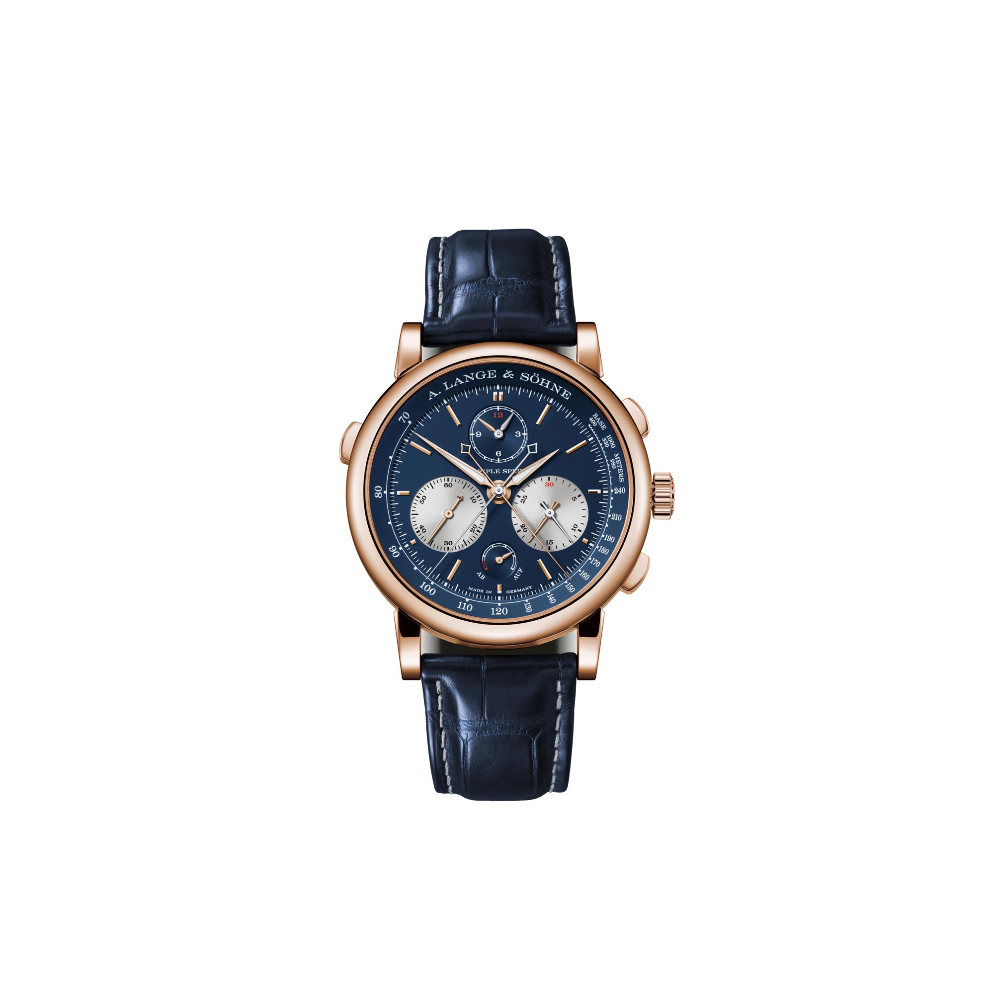 A. Lange & Söhne A Lange soehne ALS Triple Split Chronograph Rattrapante Pink Gold 424-037-B01 2021 W&W Watches and Wonders Cover
