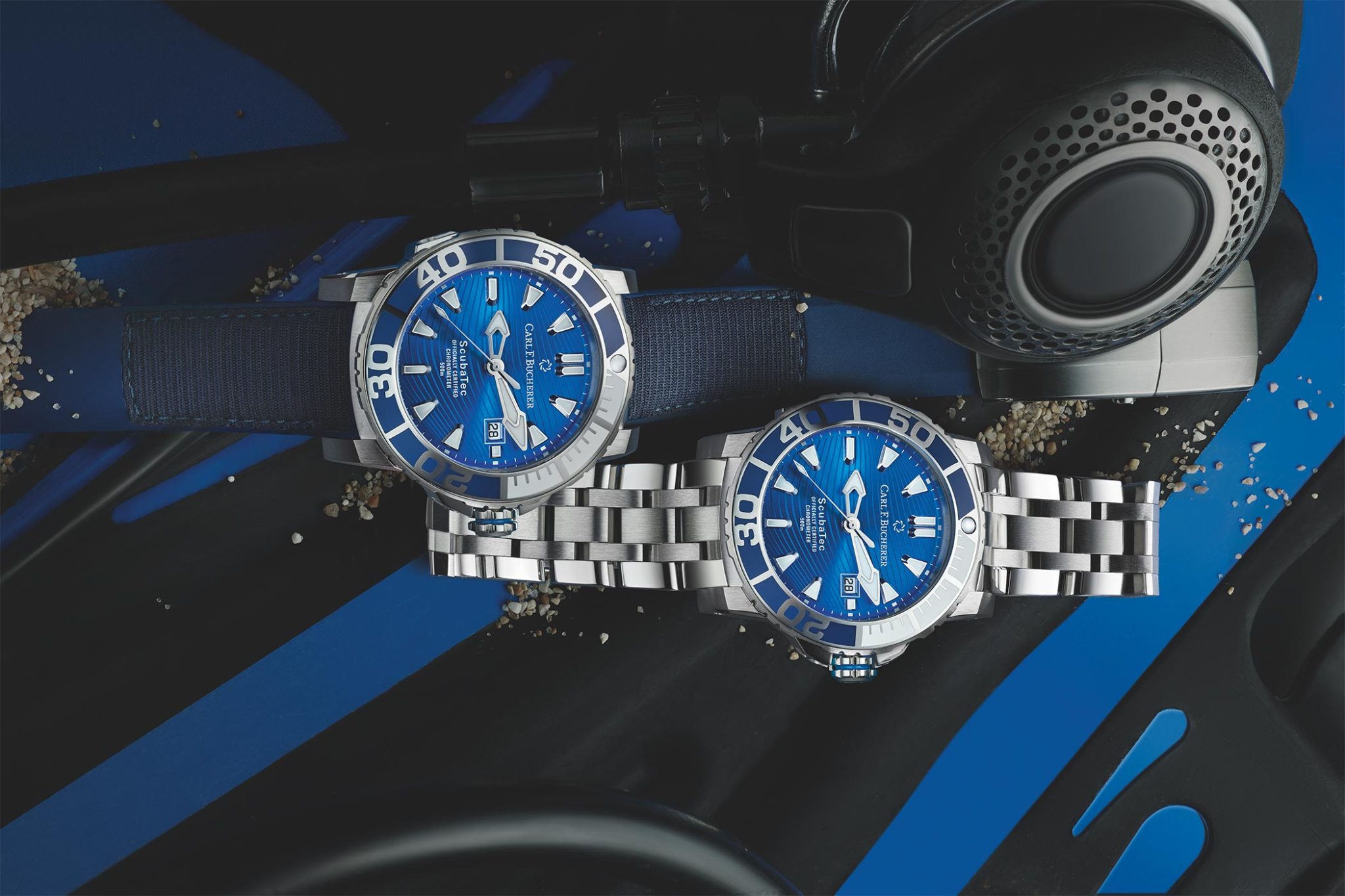 Carl F. Bucherer Patravi ScubaTec Maldives straps rubber steel