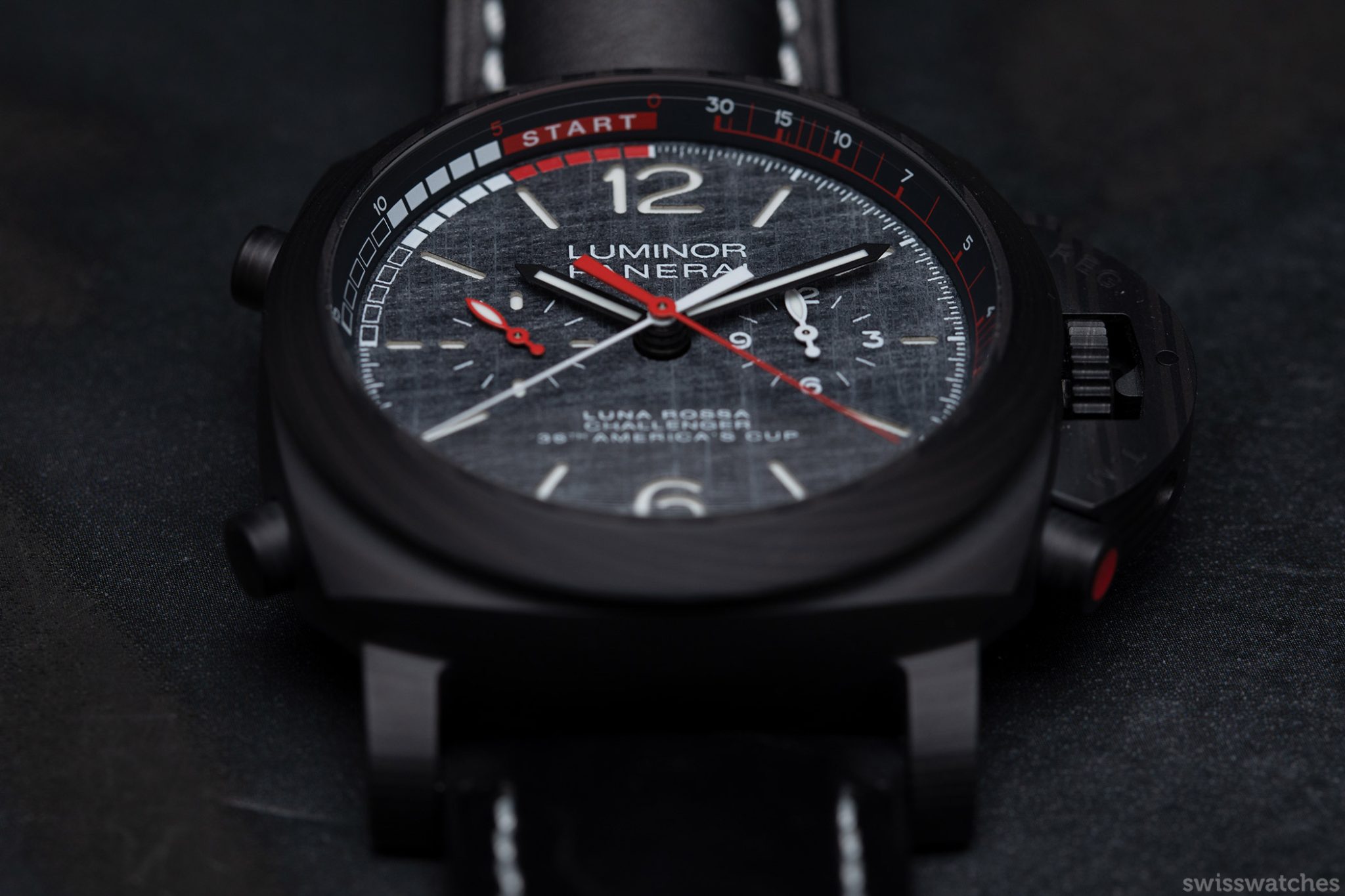 Panerai Luminor Luna Rossa Regatta 47mm PAM01038 Bezel