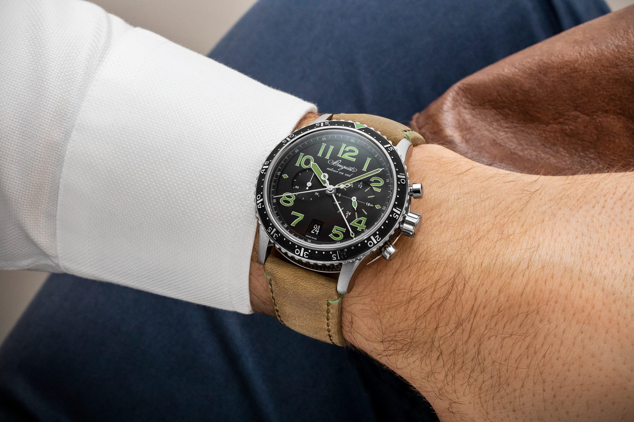 Breguet-Type-XXI-3815-Wristshot-Gruen
