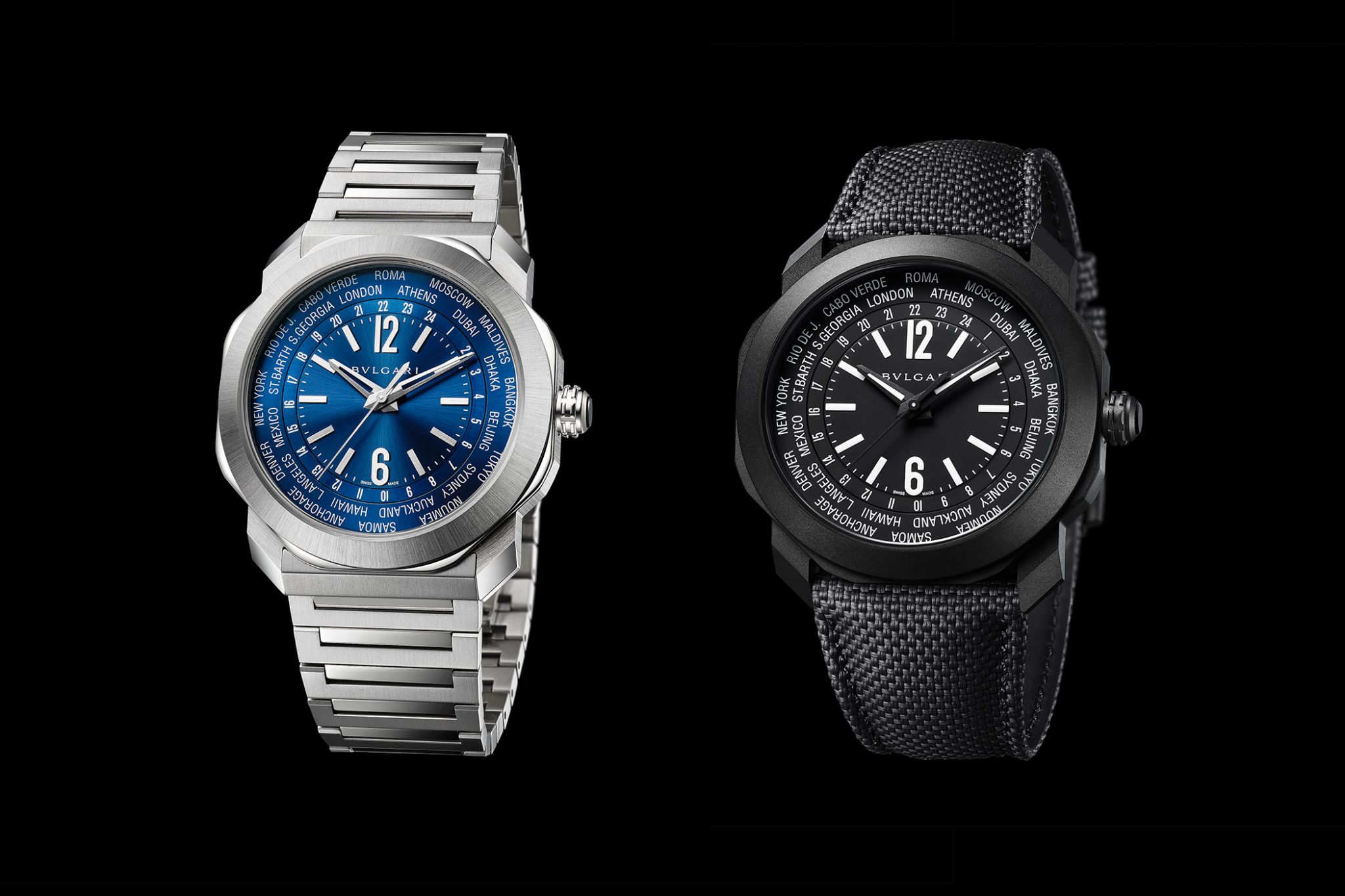 Bulgari-Octo-Roma-Worldtimer-Black-and-Blue-Case