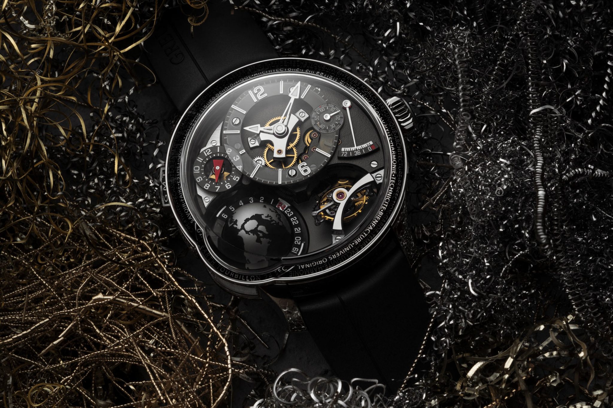 Greubel-Forsey-GMT-Earth-Black-Limited-Edition-in-Titanium-Dial